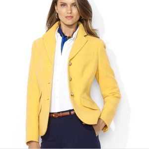 ❌SOLD❌ Ralph Lauren | Yellow Wool Blazer